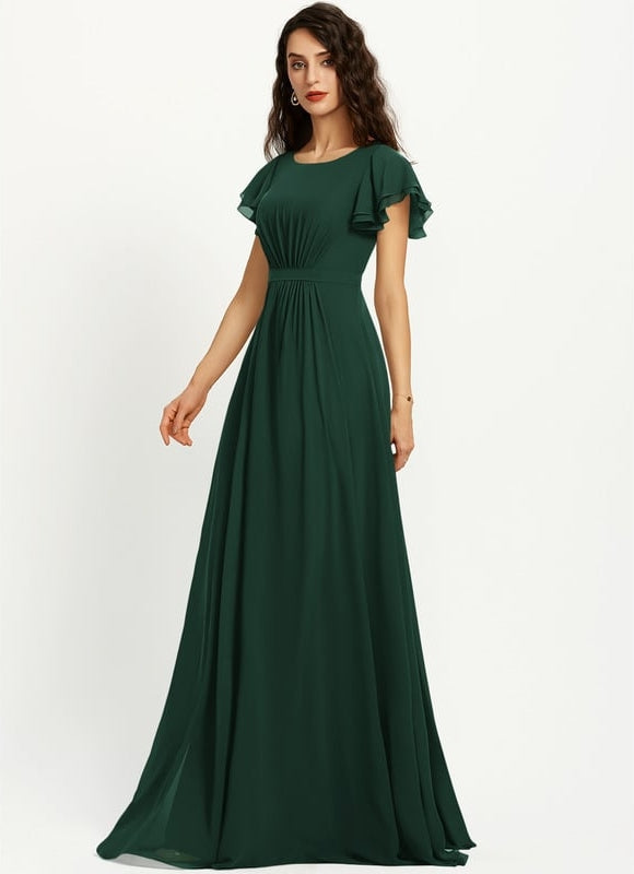 Robe de Soirée Vert Émeraude Chic - gallery 7