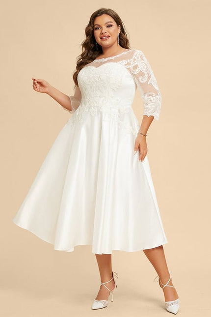 Robe de Soirée Satinée Épure - gallery 9