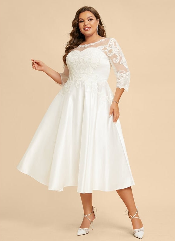 Robe de Soirée Satinée Épure - gallery 9