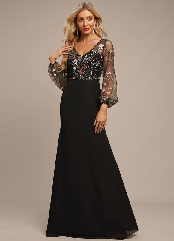 Robe de Soirée Élégance Botanique - gallery 2