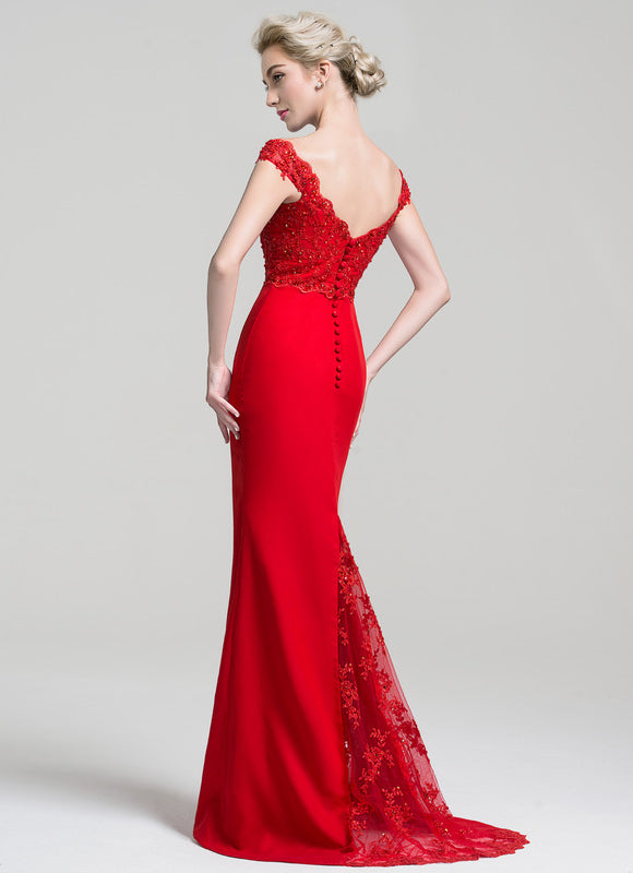 Robe de Soirée Rouge Glamour - gallery 3