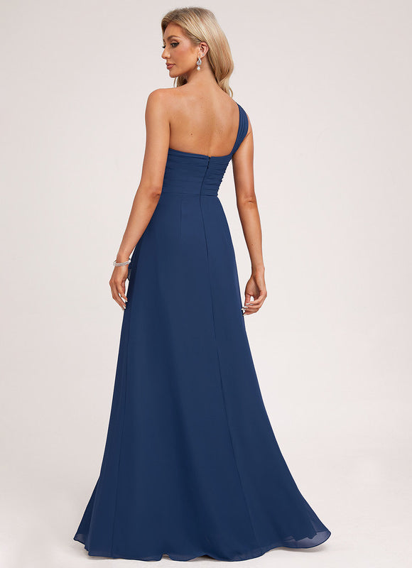 Robe de Soirée Asymétrique Fluide - gallery 1