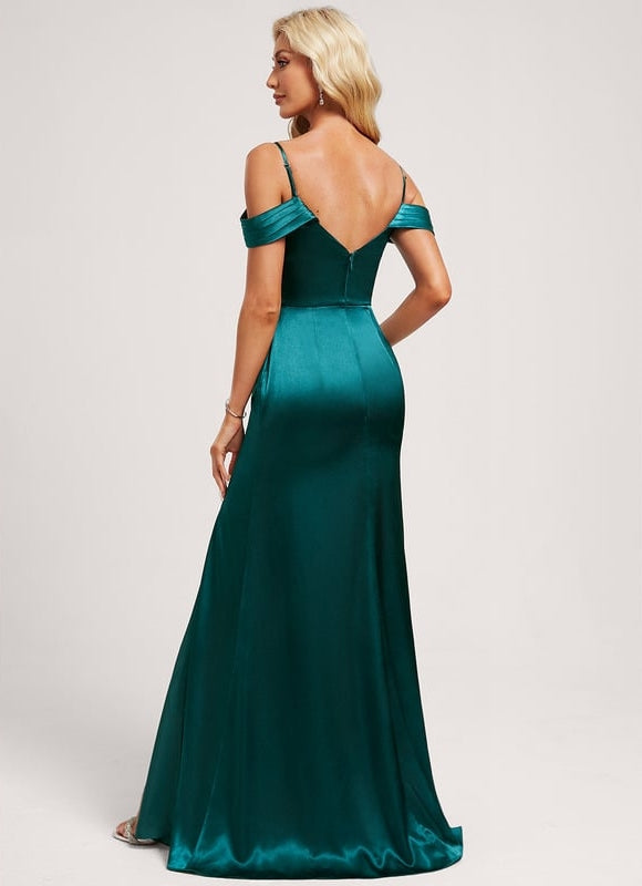 Robe de Soirée Satin Flamme - gallery 4
