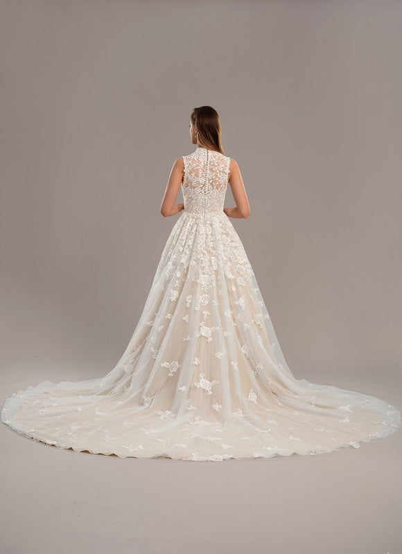 Robe de Soirée Éblouissante Florale - gallery 4