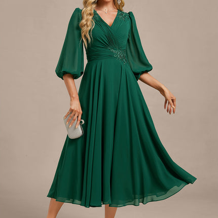 Robe De Soirée Plissée