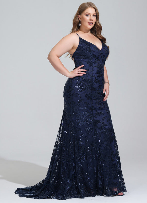 Robe de Soirée Éclat Marine Couture - gallery 8