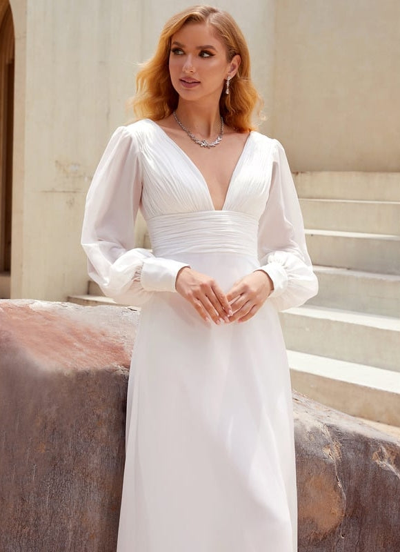 Robe de Soirée Fluide Éthérée - gallery 4