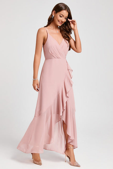 Robe De Soirée Rose Poudrée - gallery 1