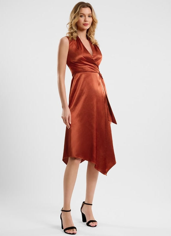 Robe de Soirée Cuivre Chic - gallery 1