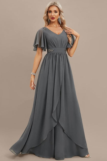 Robe de Soirée Élégance Graphique - gallery 5