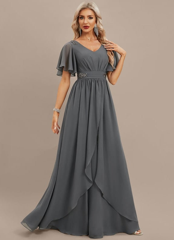 Robe de Soirée Élégance Graphique - gallery 5