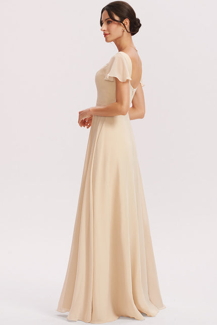 Robe de Soirée Fluide Vert Deau - gallery 2