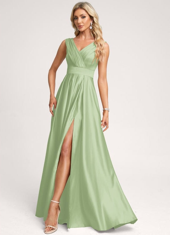 Robe de Soirée Satin Éclairée - gallery 9