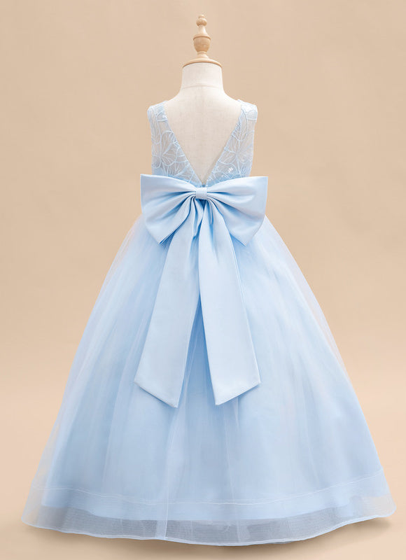 Robe de Soirée Ciel Tulle Élégant - gallery 4