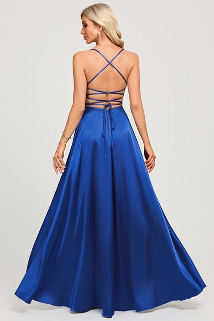 Robe de Soirée Bleue Élégante - gallery 2
