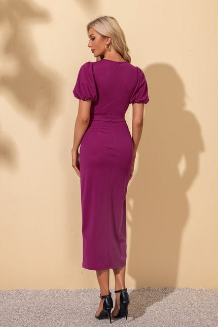 Robe de Soirée Violet Éthéré - gallery 2