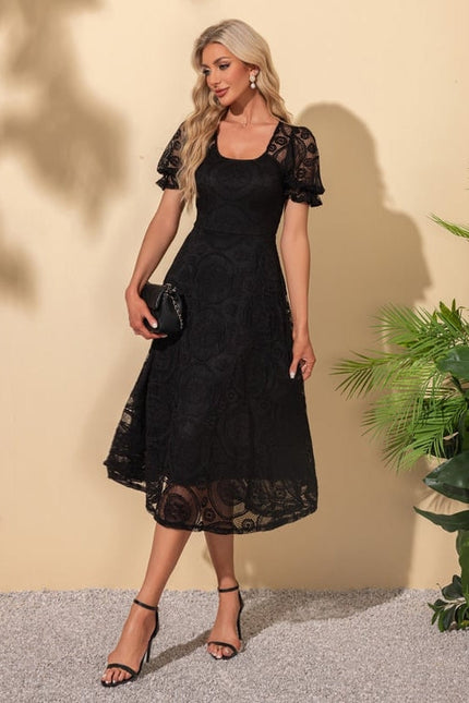 Robe de Soirée Noir Chic