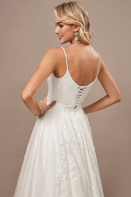 Robe de Soirée Élégance Tulle Perlé - gallery 5