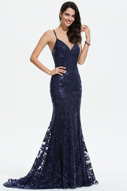Robe de Soirée Éclat Marine Couture - gallery 2