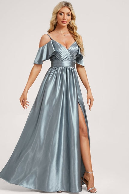 Robe De Soirée Décolleté Dos Nu - gallery 3