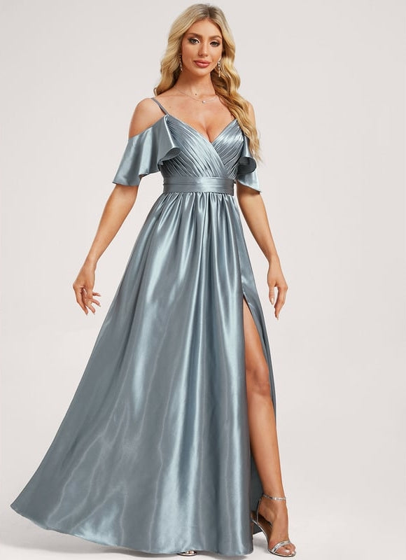 Robe De Soirée Décolleté Dos Nu - gallery 3