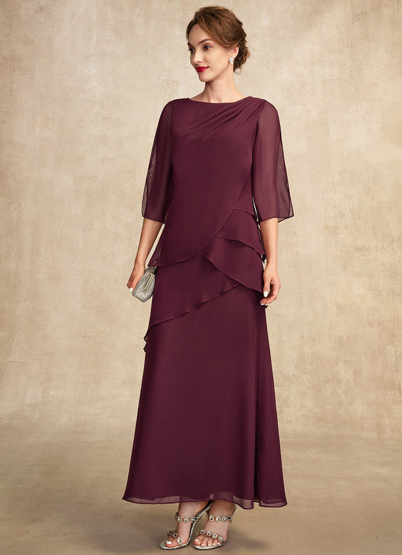 Robe De Soirée Aubergine - gallery 6
