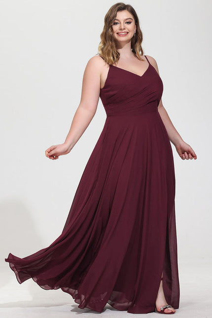 Robe de Soirée Mousseline Beige - gallery 8