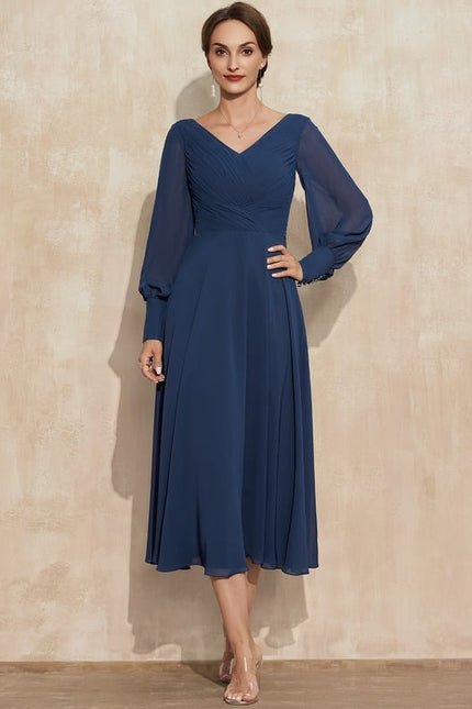 Robe De Soirée Grande Taille Mousseline - gallery 2