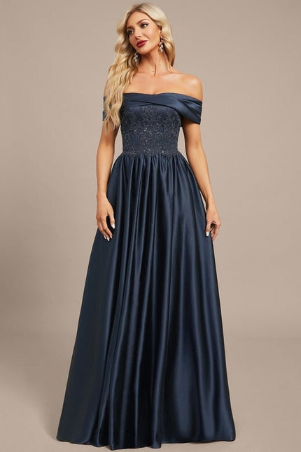 Robe de Soirée Nuit Satinée - gallery 4