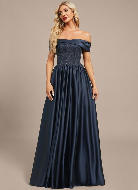 Robe de Soirée Nuit Satinée - gallery 4