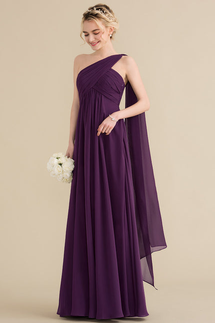 Robe de Soirée Asymétrique Fluide