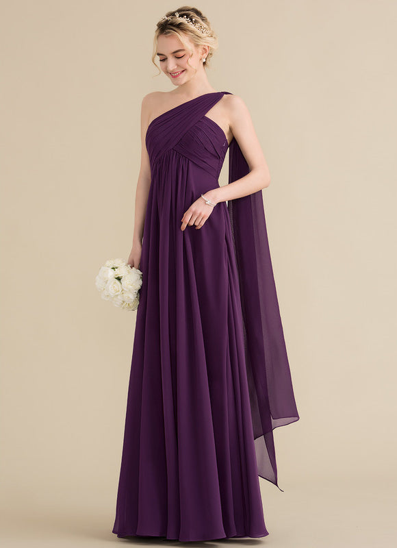 Robe de Soirée Asymétrique Fluide
