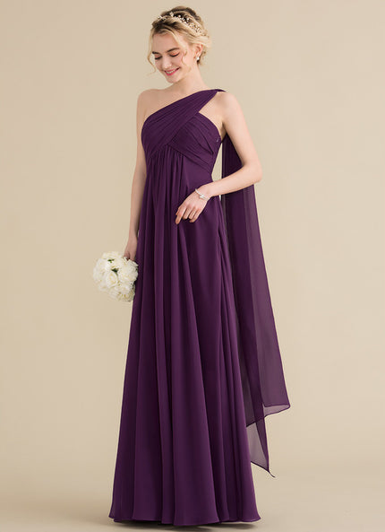 Robe de Soirée Asymétrique Fluide