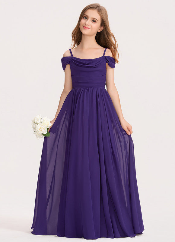 Robe de Soirée Flottante Cerise