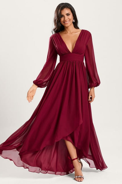 Robe de Soirée Bleu Aérien