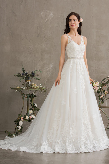 Robe De Soirée Longue Manche Bouffante - gallery 5