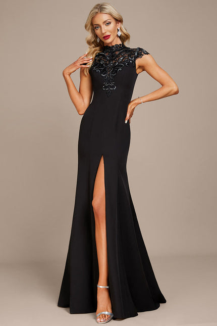 Robe de Soirée Nuit Obsidienne