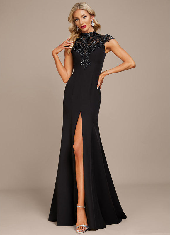 Robe de Soirée Nuit Obsidienne