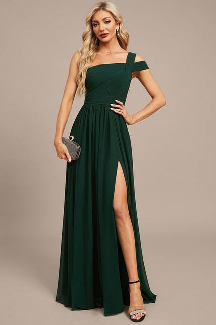 Robe de Soirée Éclat Sombre Émeraude - gallery 5