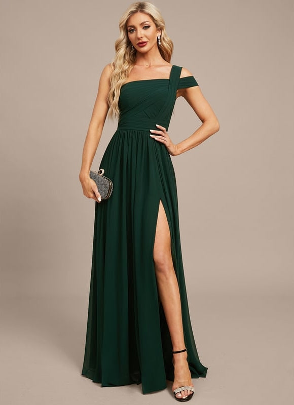Robe de Soirée Éclat Sombre Émeraude - gallery 5