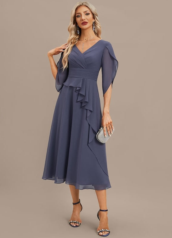 Robe de Soirée Vague Opaline - gallery 1