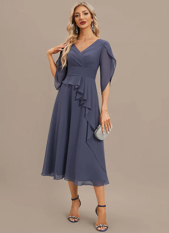 Robe de Soirée Chiffon Modèle V - gallery 5