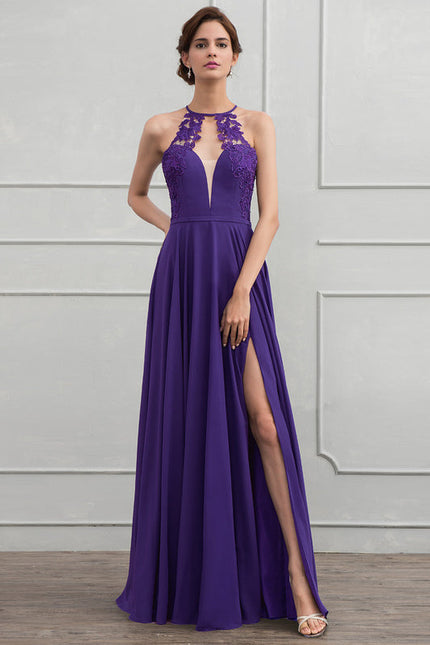 Robe de Soirée Violet Mystique - gallery 1