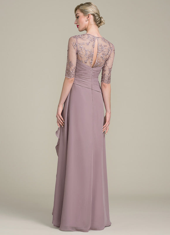 Robe de Soirée Nénuphar Argenté - gallery 2