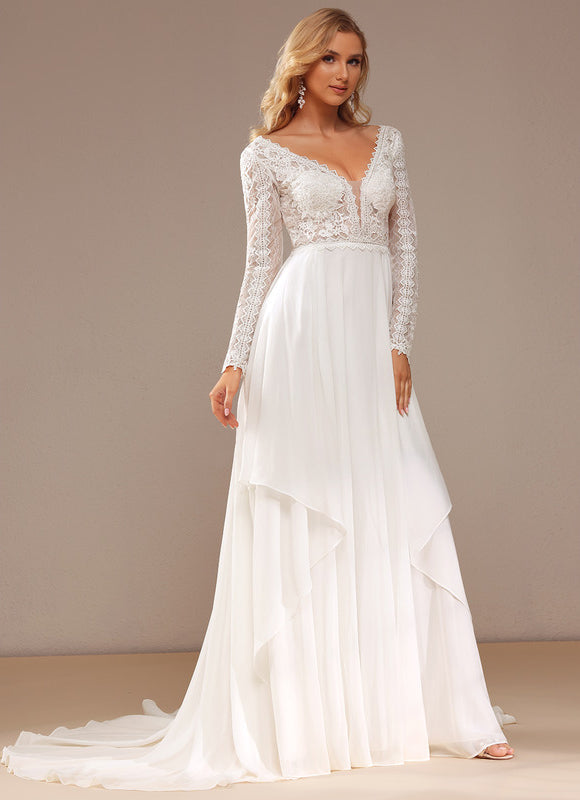 Robe de Soirée Nuage De Dentelle - gallery 2