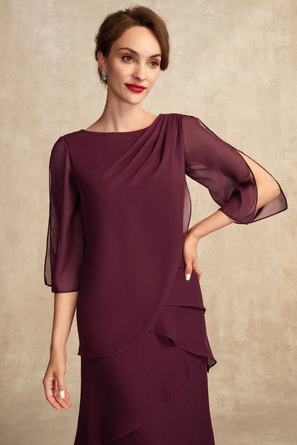 Robe De Soirée Aubergine - gallery 3
