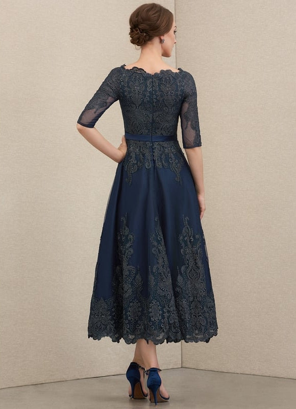 Robe de Soirée Nuit Écarlate - gallery 1