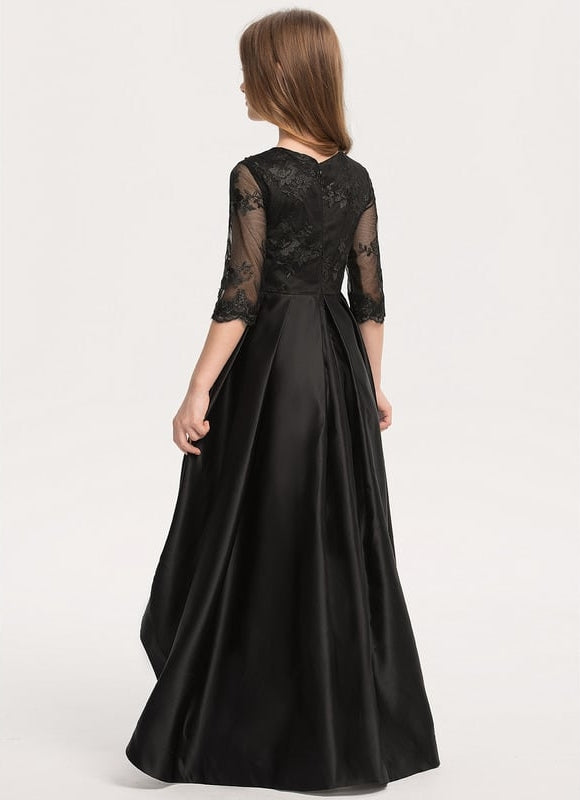 Robe de Soirée Envolée Ébène - gallery 1