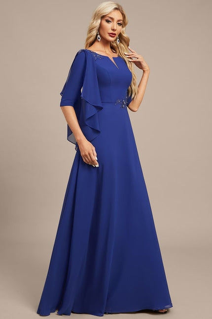 Robe de Soirée Éclatante Marine - gallery 5