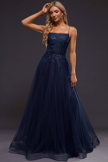 Robe de Soirée Céleste Élancée - gallery 1